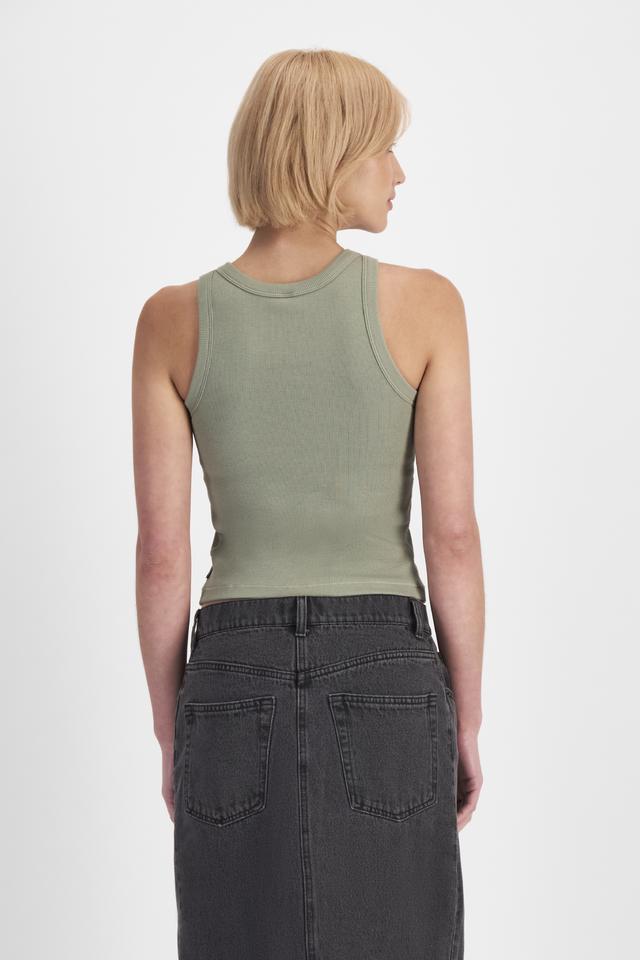 Cotton Rib Bra Tank