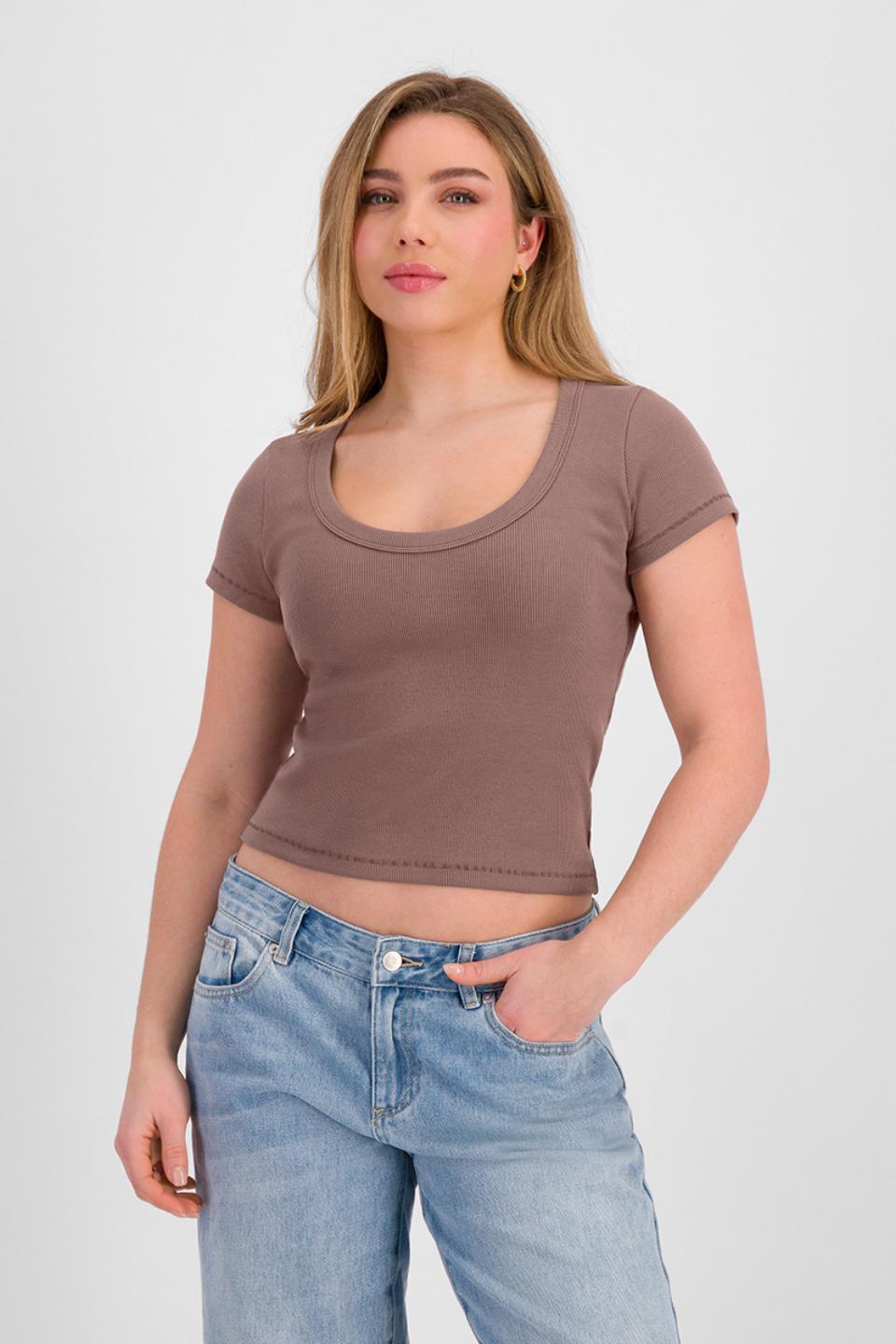 Sienna (She/Her) wears size S and is 164cm tall with cm chest and 71cm waist