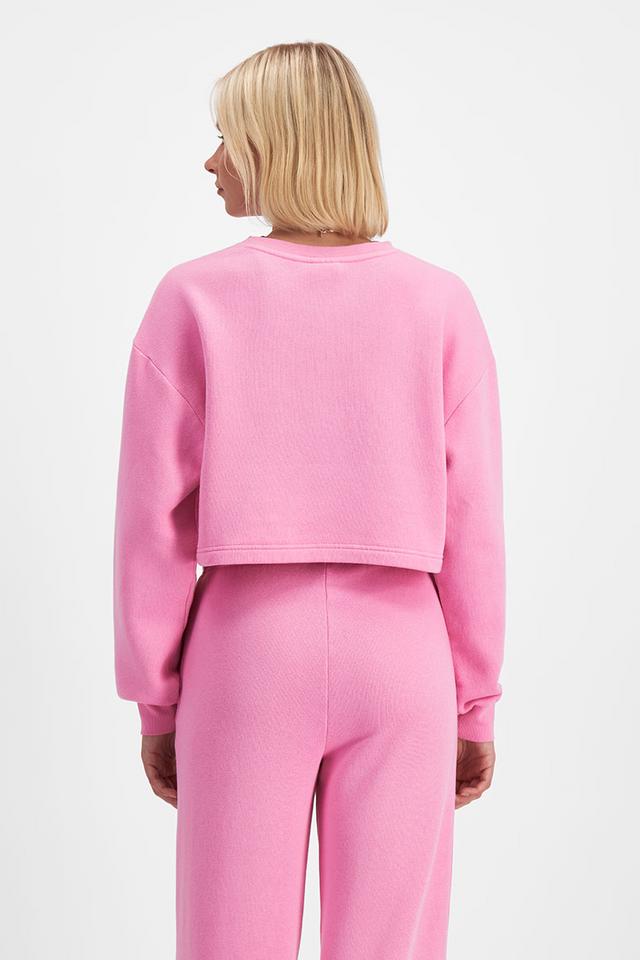 Sweats Cropped Fleece Pullover