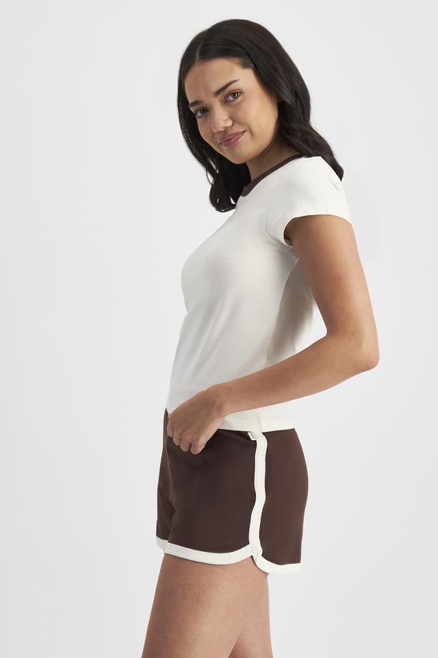 Portia (She/Her) wears size S and is 171cm tall with 80cm chest and 64cm waist