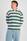Rugby Stripe Two Colour Green White