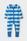 Horizontal Rugby Stripes Blue