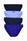 Bronte Blue/ Electric Marine/ Navy Marle/ Navy