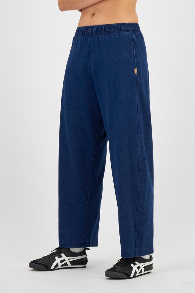 Denim Wash Barrel Leg Trackie