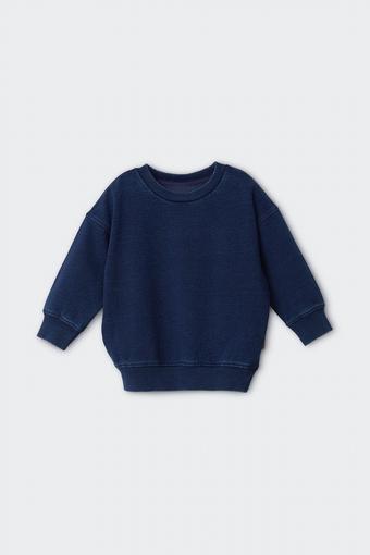 Denim Wash Pullover (Sea Blue Denim)