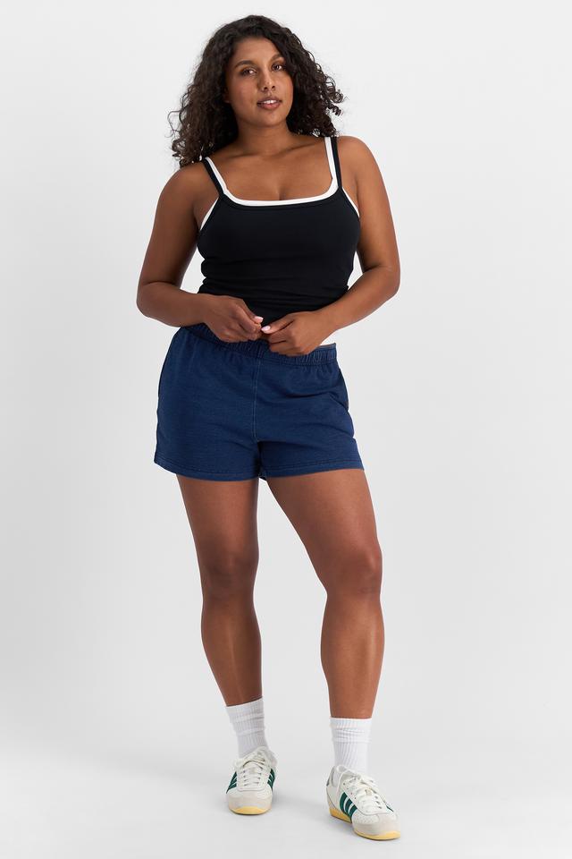 Camryn (She/Her) wears size S and is 106cm tall with 95cm chest and 74cm waist