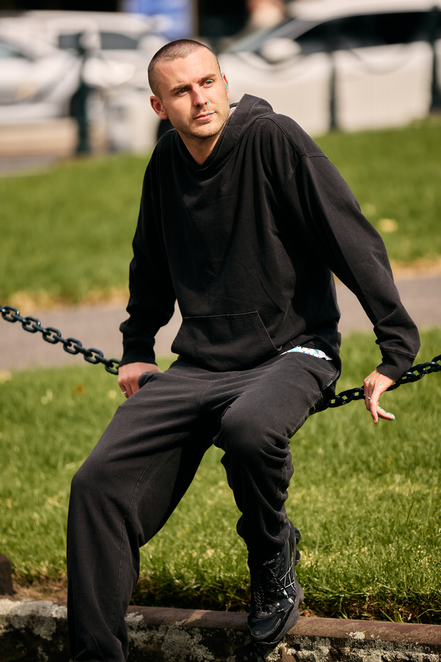 Denim Wash Sweats Jogger