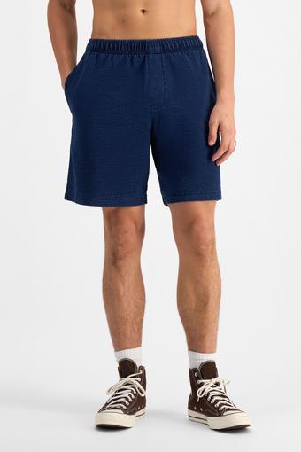 Denim Wash Sweats Short (Sea Blue Denim)