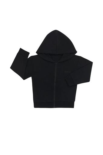 Essentials Fleece Zip Hoodie (Nu Black)