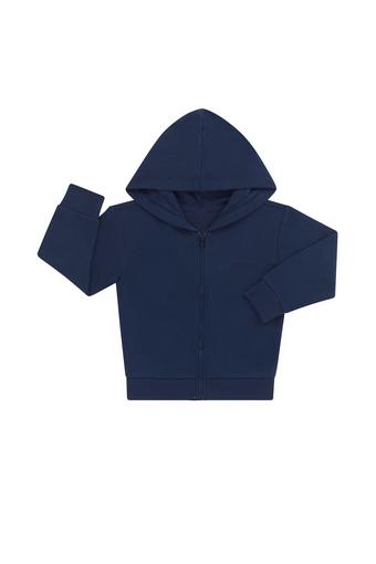 Essentials Fleece Zip Hoodie (Almost Midnight)