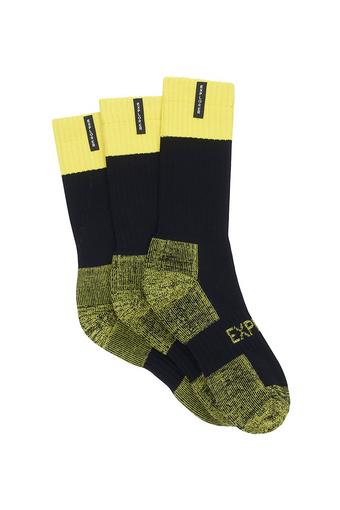 Explorer Mens Tough Work 3 Pack (Black/yellow)