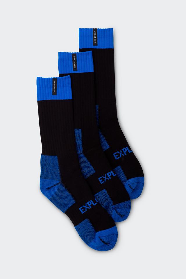 Explorer Mens Tough Work Socks 3 Pack