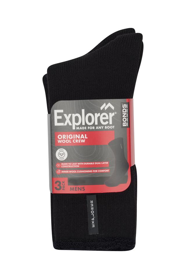 Explorer Original Wool Crew 3 Pack