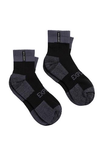 Explorer Tough Work Quarter Crew 2 Pack (Black)