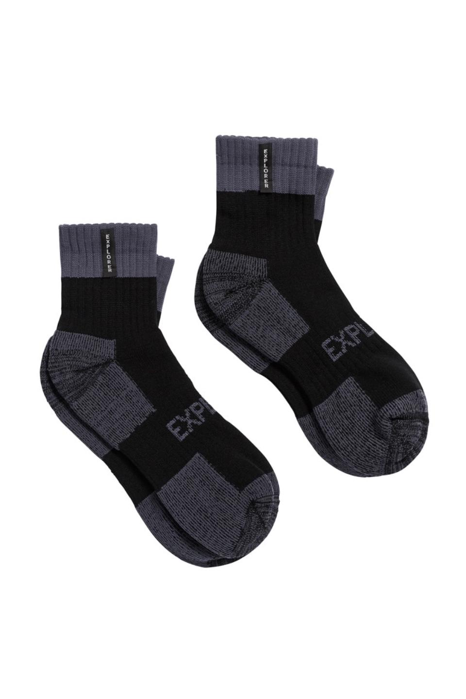 Explorer Tough Work Quarter Crew 2 Pack