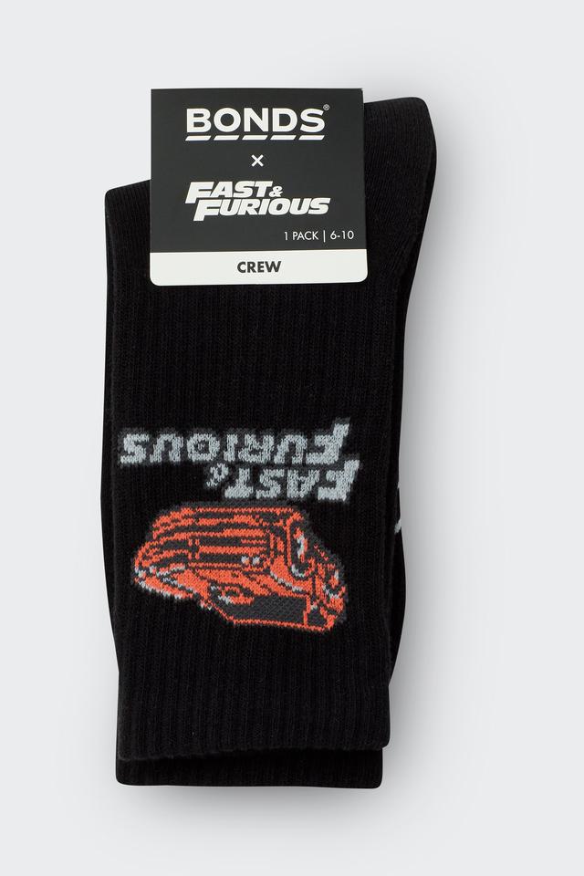 Fast & Furious X Bonds Mens Crew Socks 1 Pack