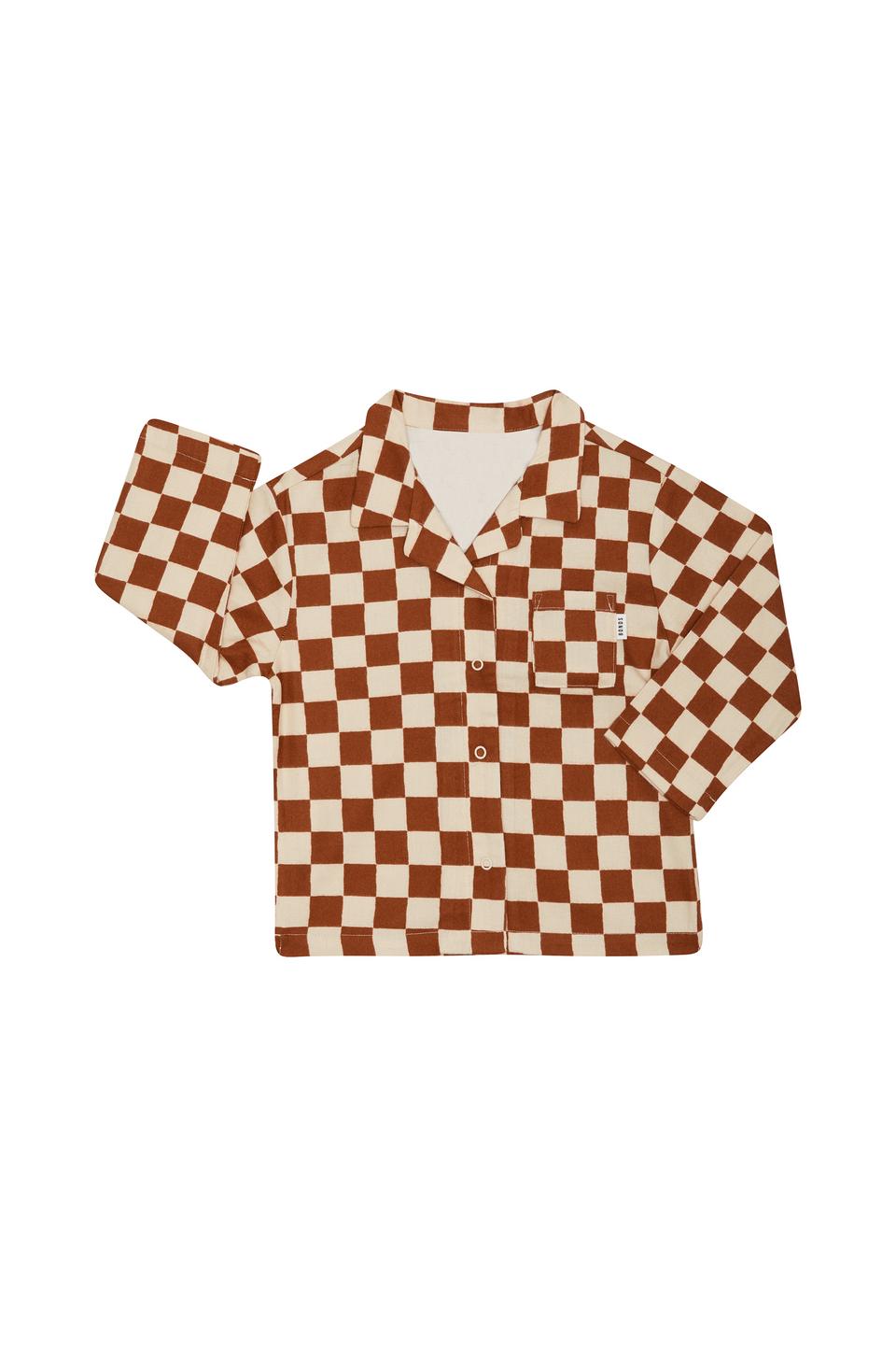 Flannelette Long Sleeve Top