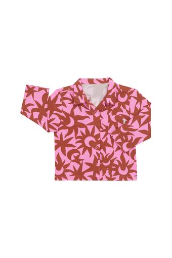 Flannelette Long Sleeve Top (Lunar Sunflower)