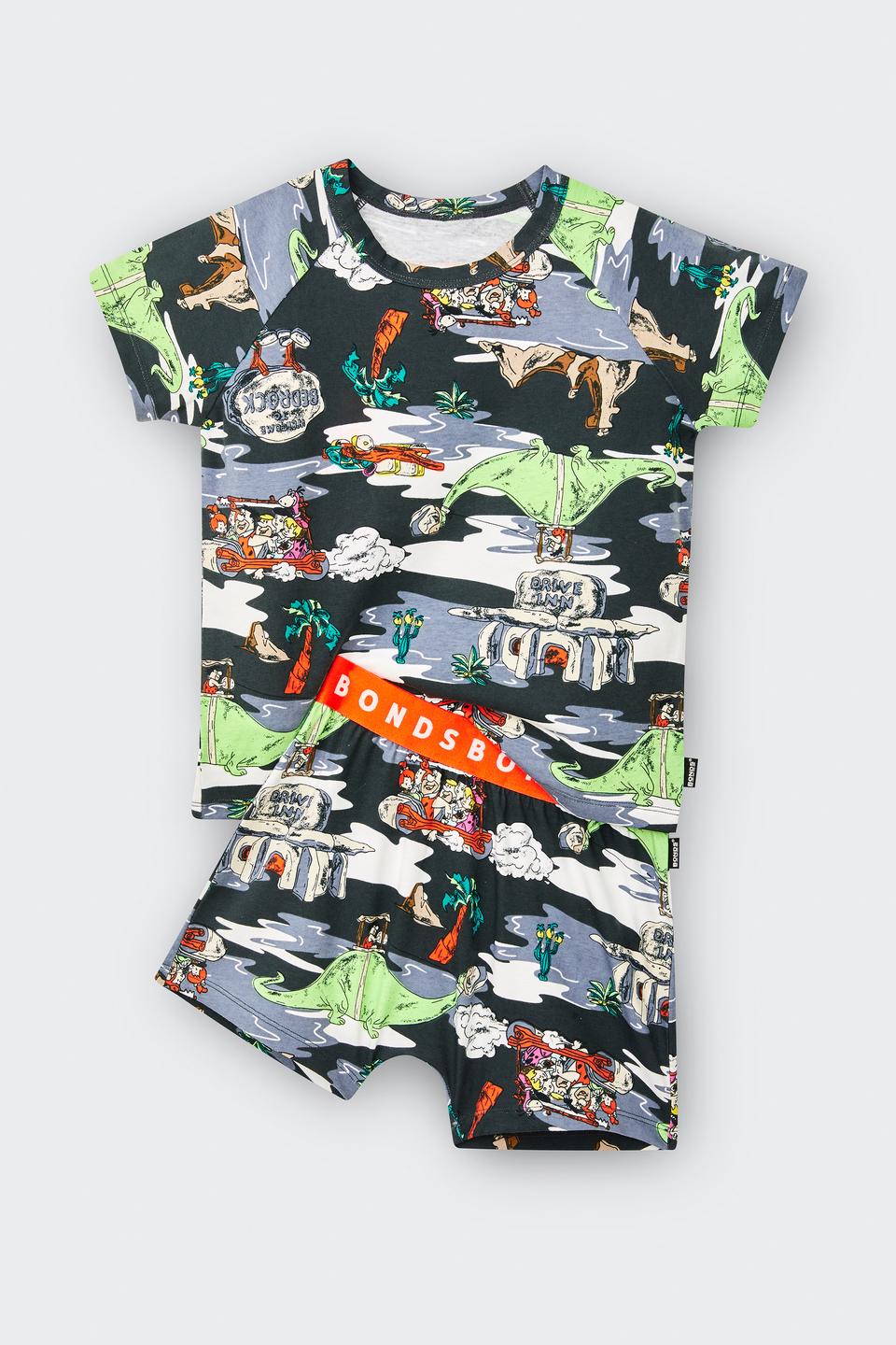 Flintstones X Bonds Kids Tee Sleep Set