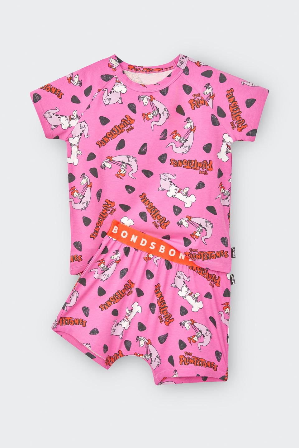 Flintstones X Bonds Kids Tee Sleep Set