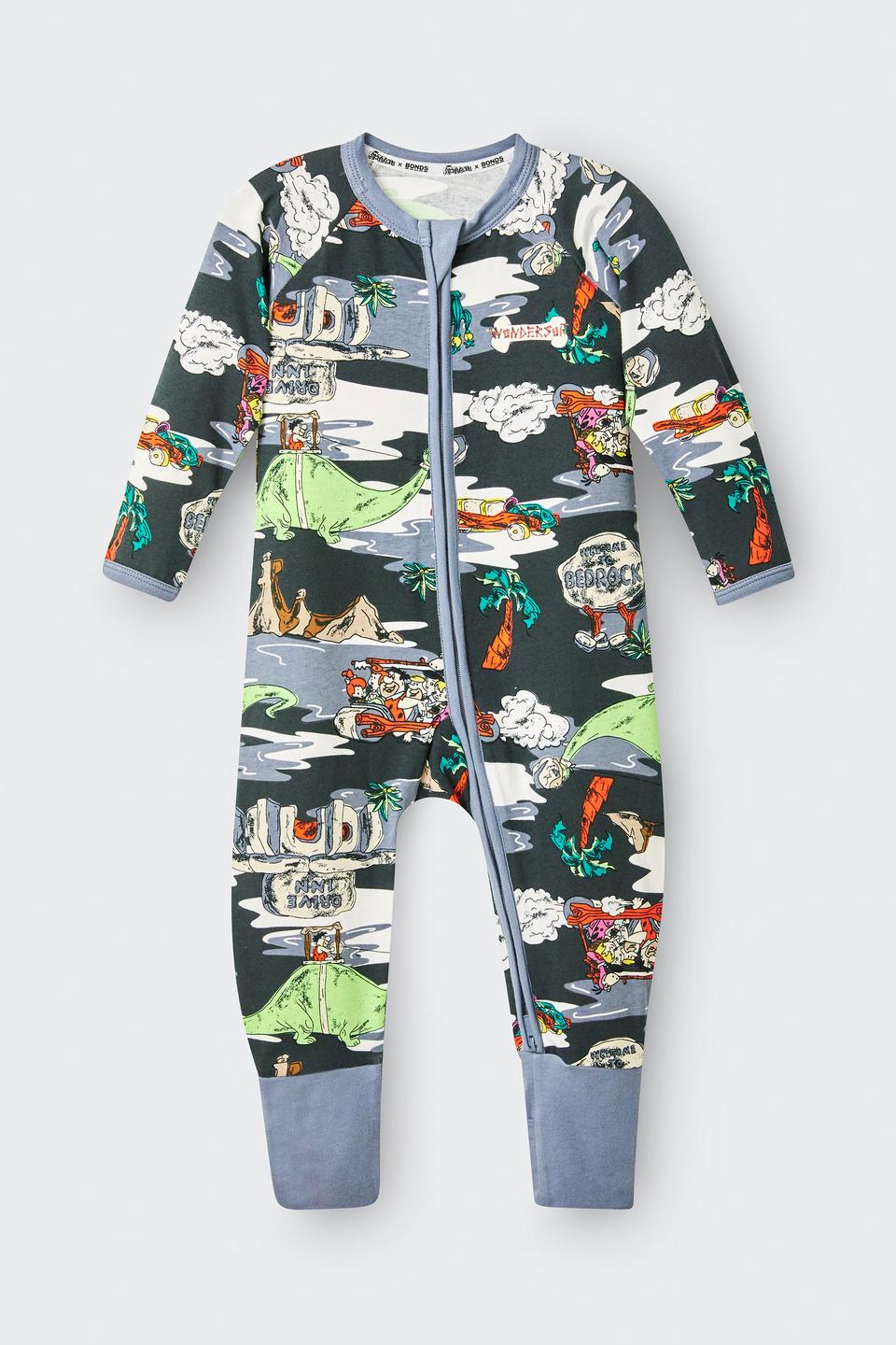 Flintstones X Bonds Zip Wondersuit