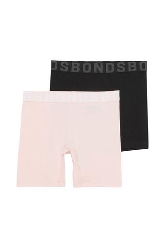 Girls Anti Chafe Short 2 Pack (Tea Party/Black)