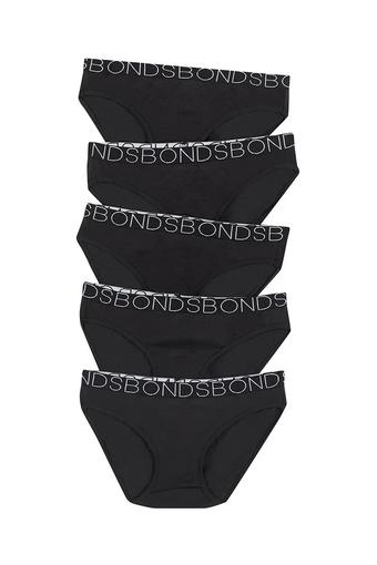 Girls Bikini 5 Pack (Black)