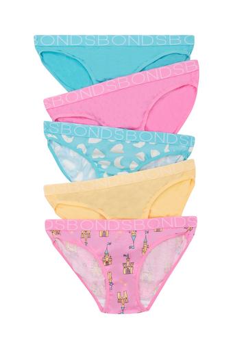 Girls Bikini 5 Pack (Bonds Fairytale)