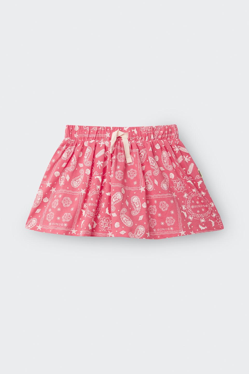 Girls Cotton Gathered Skort