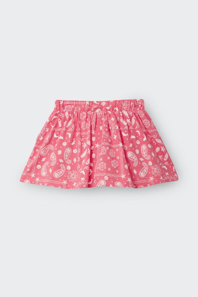Girls Cotton Gathered Skort