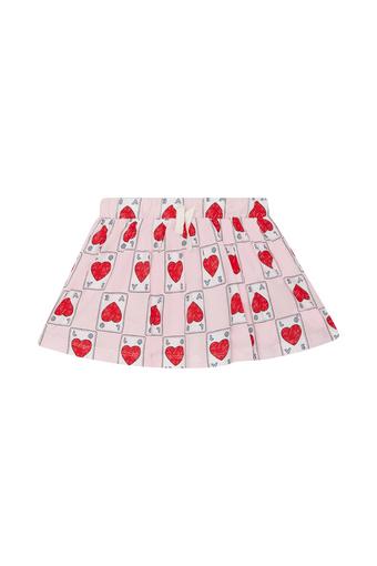 Girls Cotton Gathered Skort (Love Card)