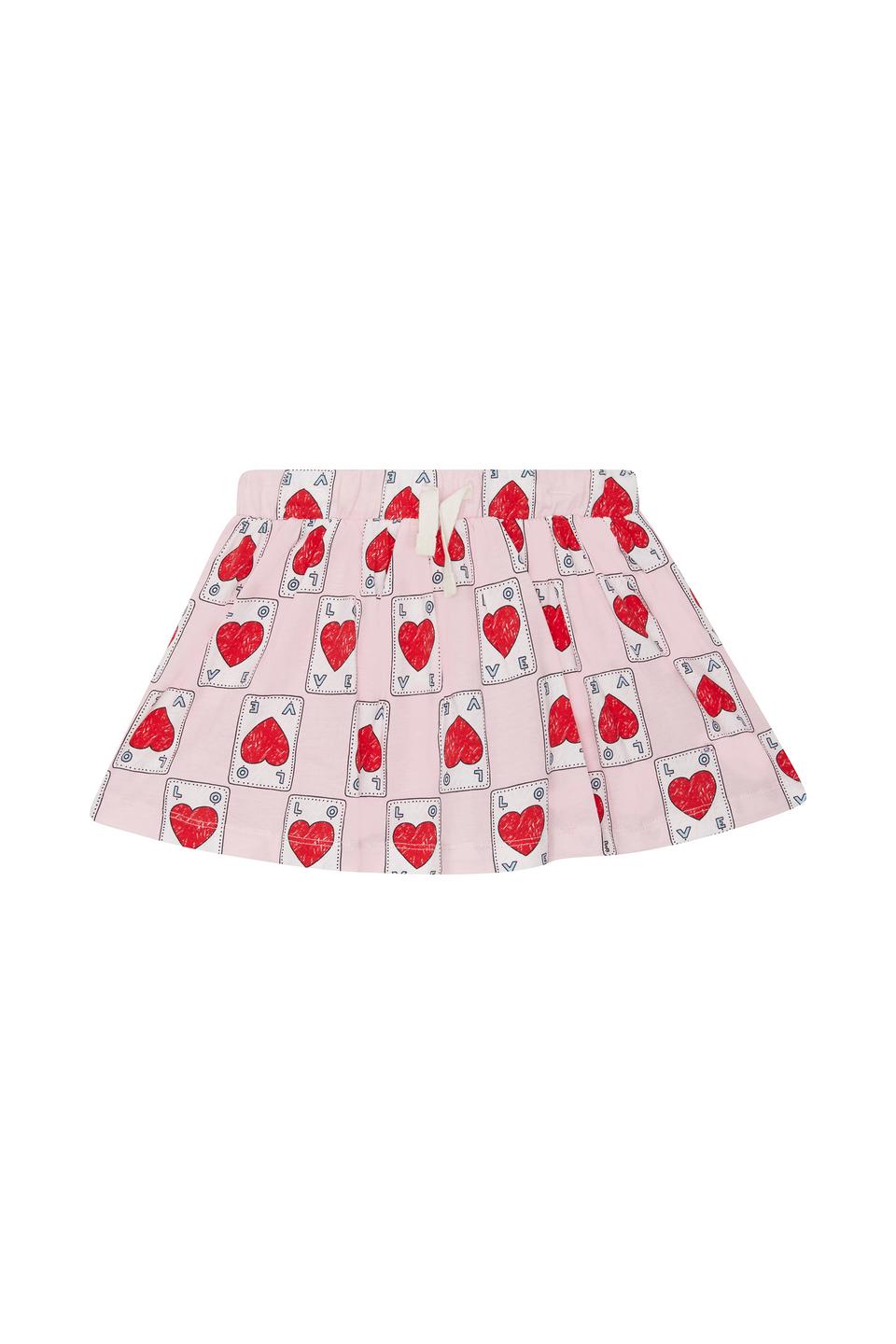 Girls Cotton Gathered Skort