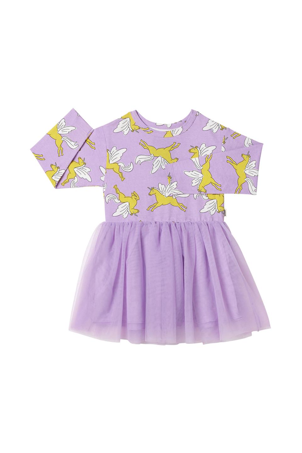 Girls Dance Long Sleeve Tutu Dress