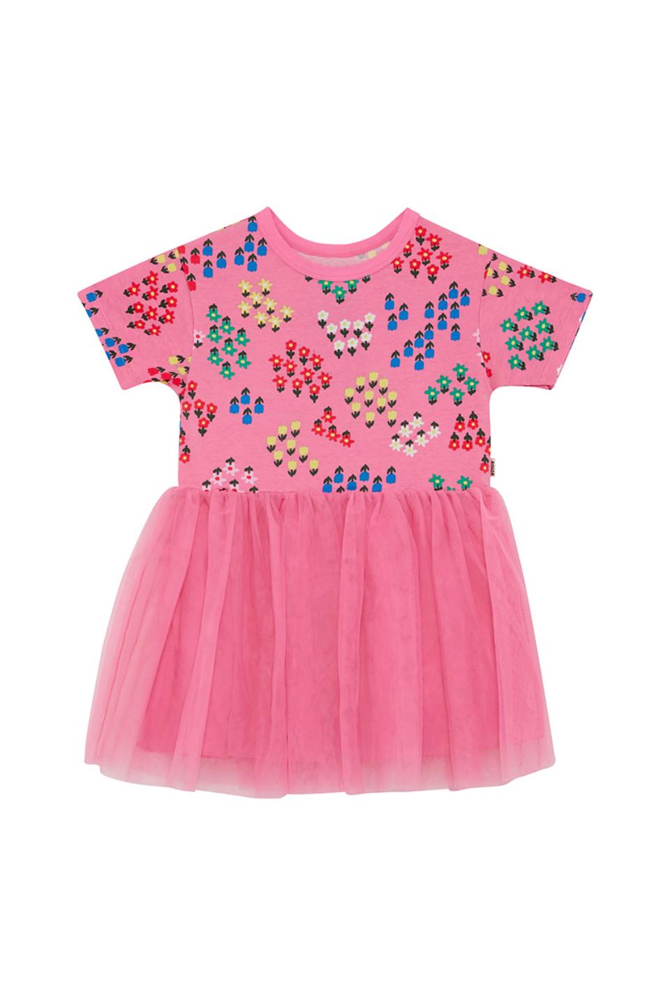 Girls Dance Tutu Tee Dress