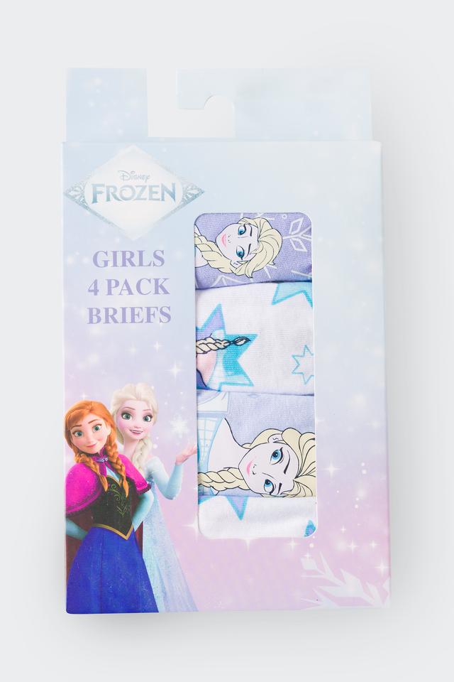 Girls Frozen Brief 4 Pack