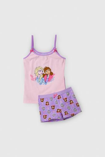 Girls Frozen Cami And Shortie Set (Assorted 46)