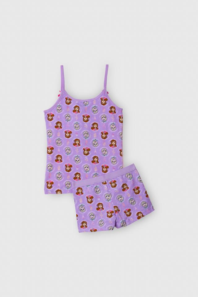 Girls Frozen Cami And Shortie Set