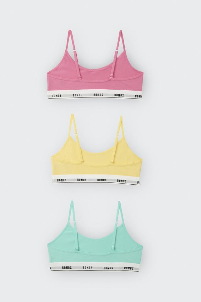 Girls Hipster Scoop Crop 3 Pack
