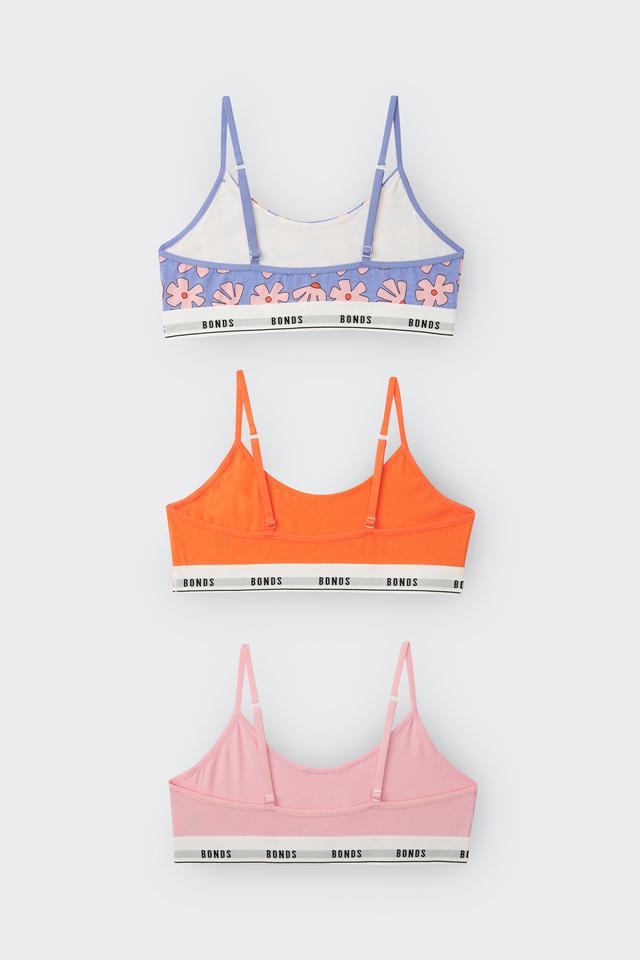 Girls Hipster Scoop Crop 3 Pack