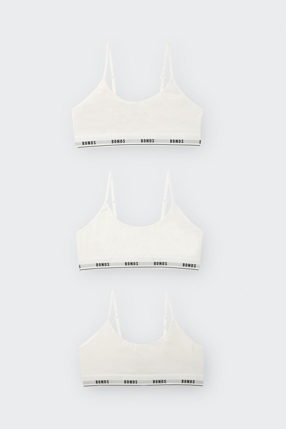 Girls Hipster Scoop Crop 3 Pack