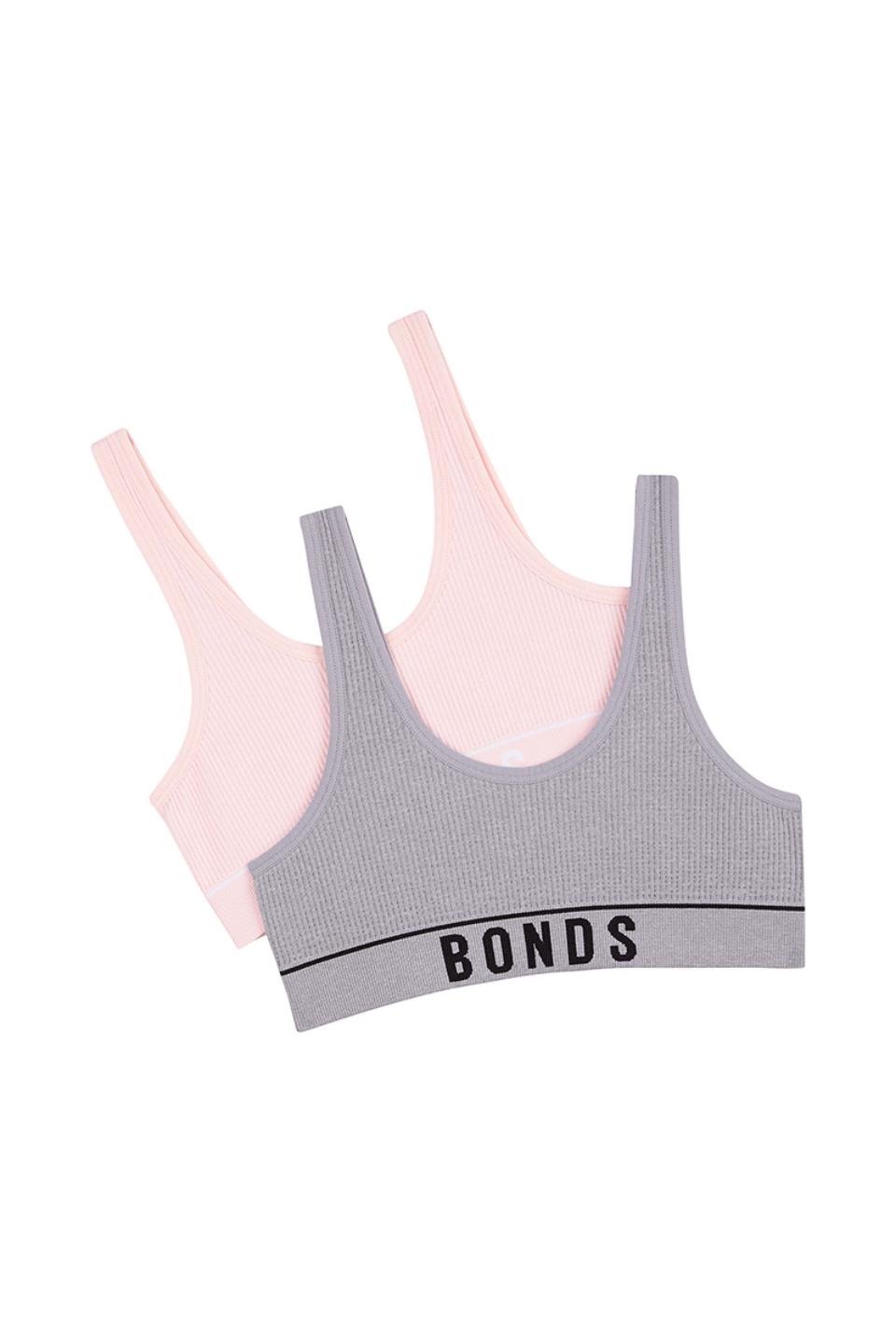 Girls Retro Rib™ Tank Crop 2 Pack
