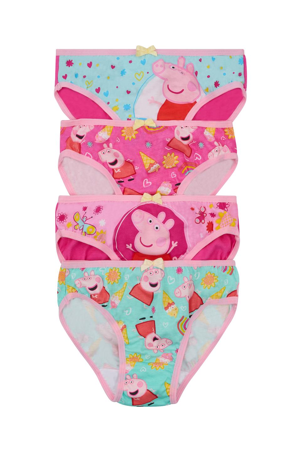 Girls Peppa Pig Brief 4 Pack