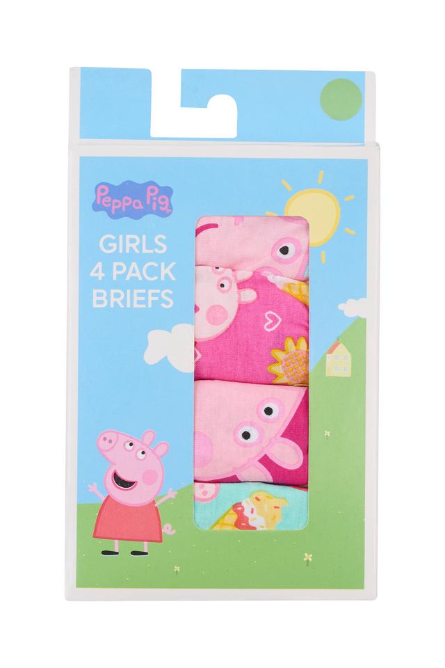 Girls Peppa Pig Brief 4 Pack