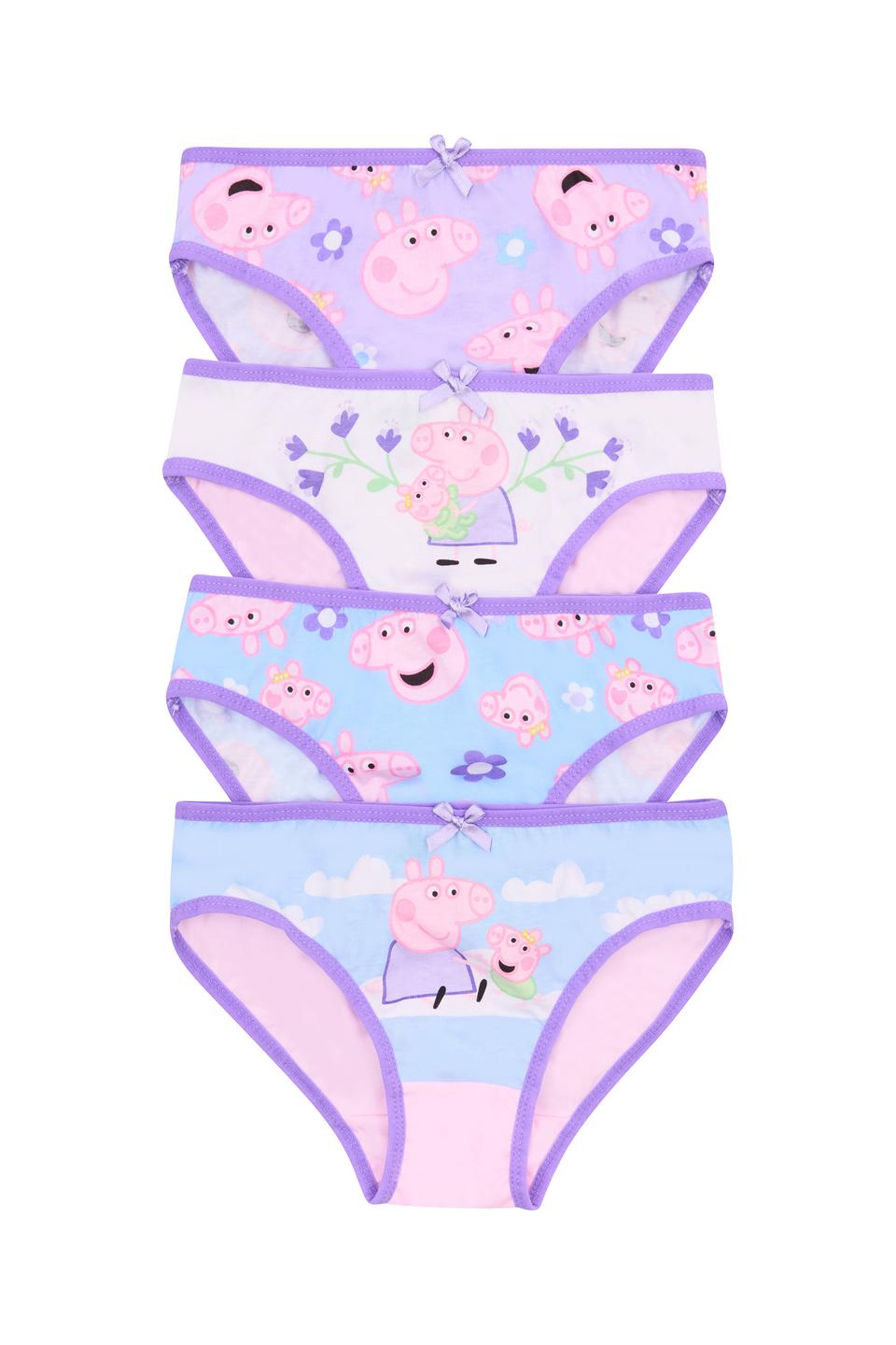 Girls Peppa Pig Brief 4 Pack