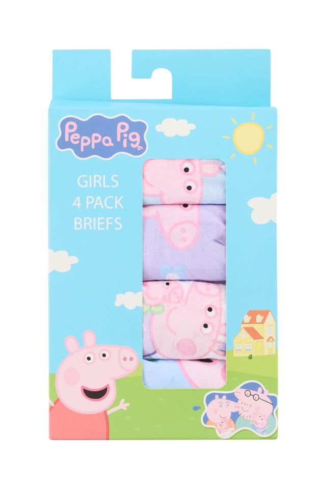 Girls Peppa Pig Brief 4 Pack