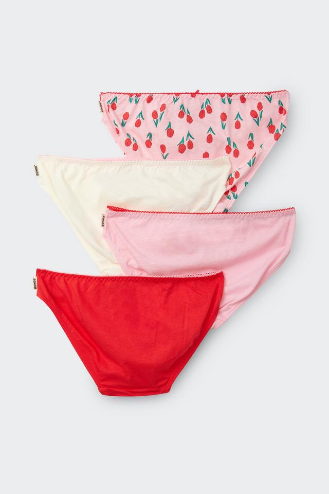Girls Picot Lace Bikini 4 Pack