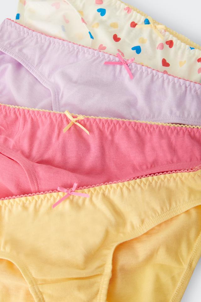 Girls Picot Lace Bikini 4 Pack