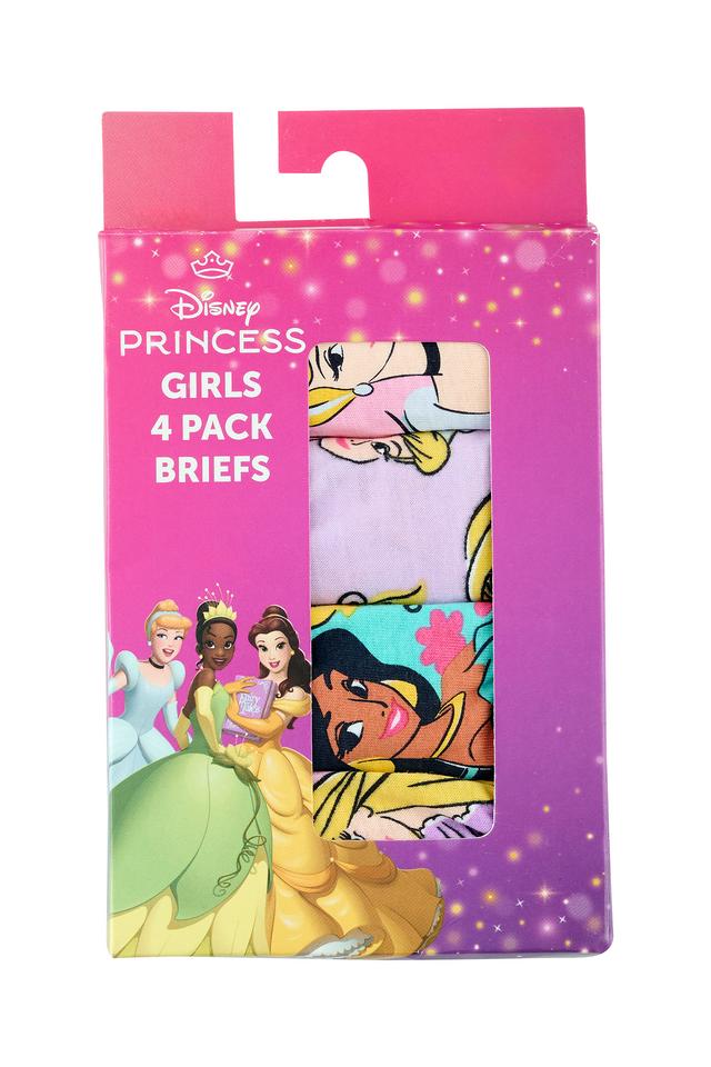 Girls Princess Brief 4 Pack