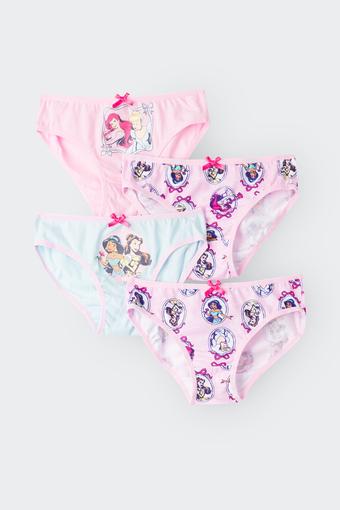 Girls Princess Brief 4 Pack (Assorted 42)