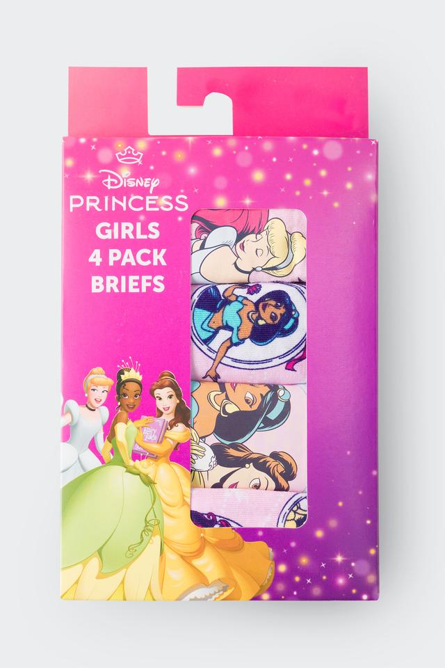 Girls Princess Brief 4 Pack